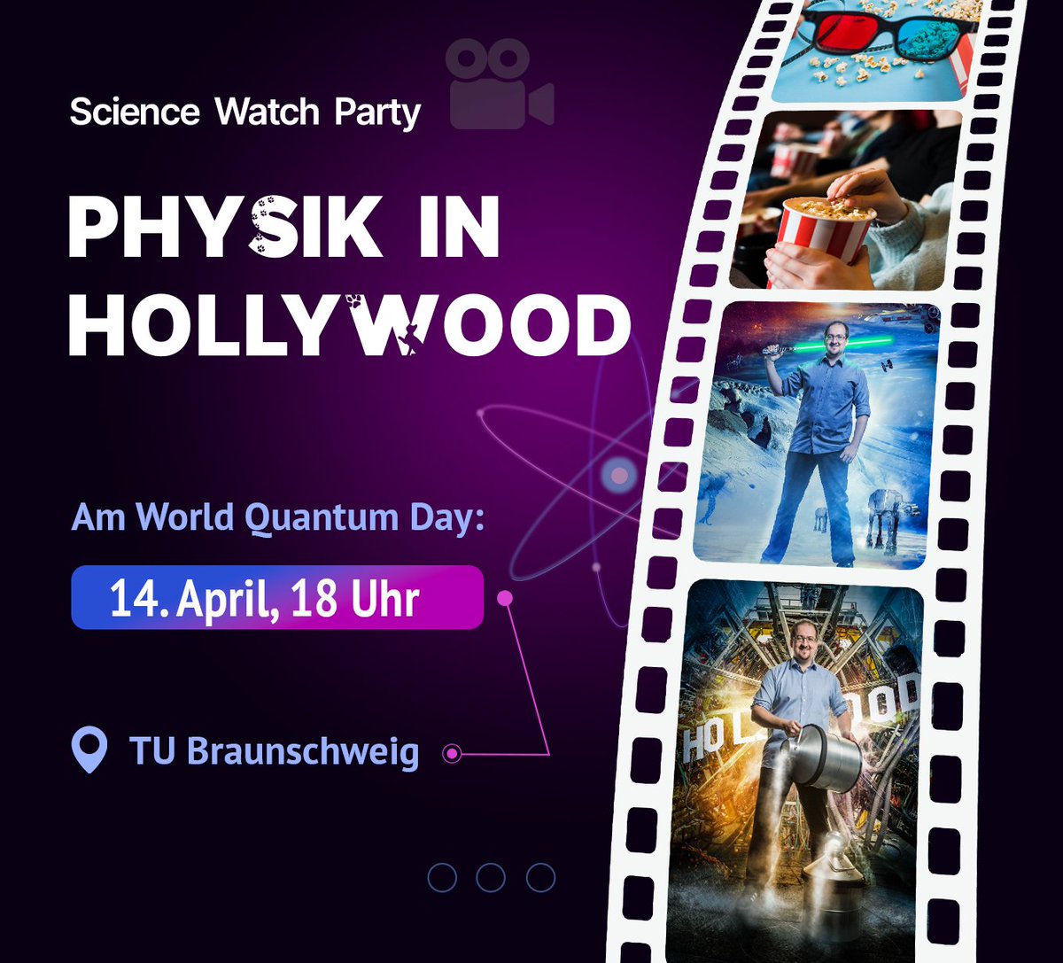 By the way, on Thursday we are organising a Science Watch Party at @tuBraunschweig to mark World Quantum Day. Come along, entrance is free ;-) ptb.de/cms/forschung-…