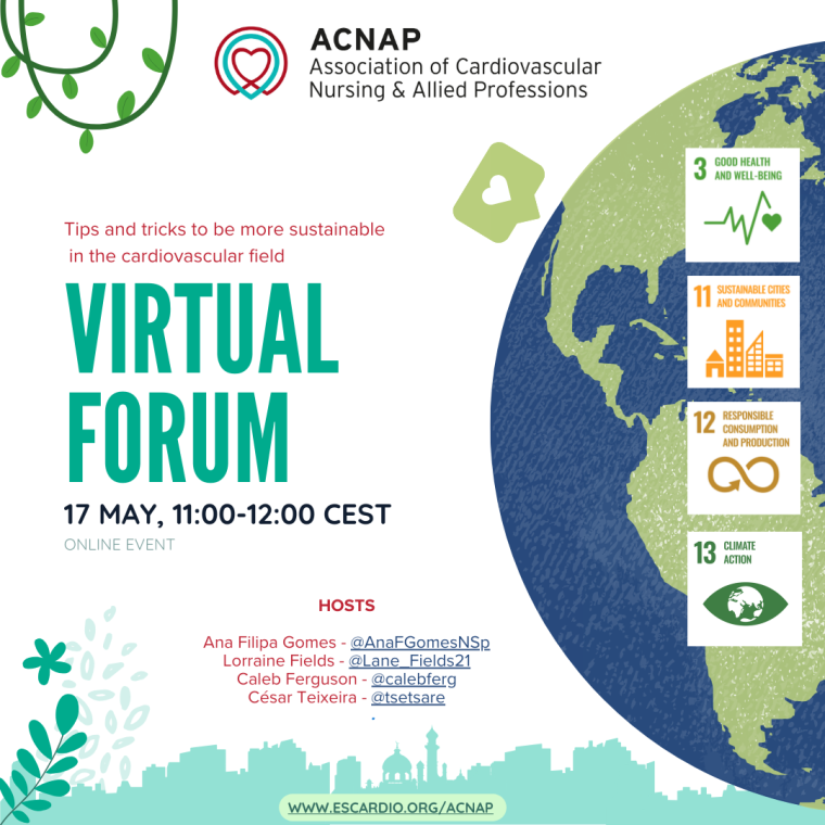 Sign up for the #ACNAP Virtual Forum on environmental sustainability Celebrating UNESCO World Recycling Day🌍 Read more escardio.org/Sub-specialty-… ⬇️⬇️⬇️