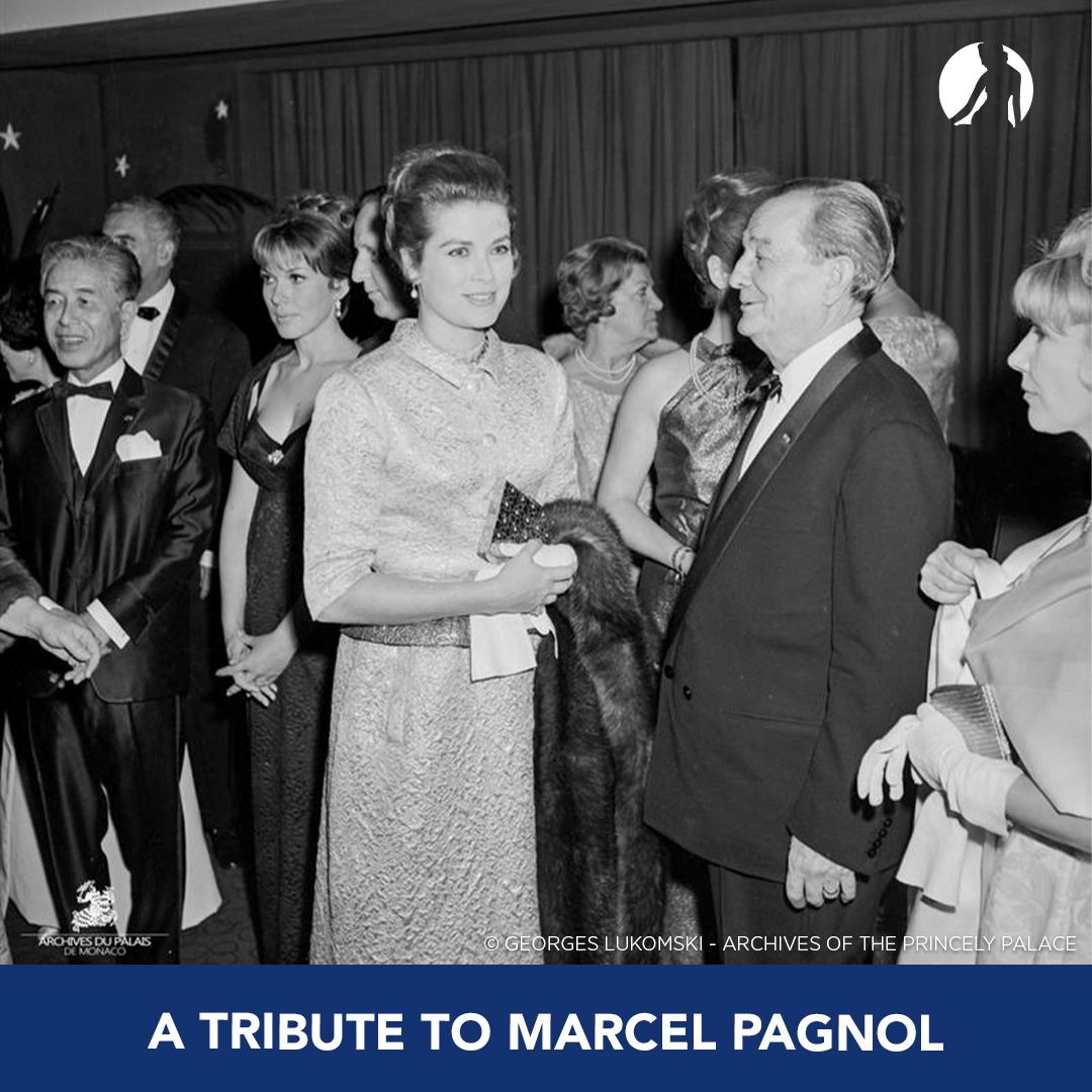 The Monte-Carlo Television Festival is joining the tribute commemorating the fiftieth anniversary of Marcel Pagnol's passing on April 16. He served as the inaugural President of the Monte-Carlo Television Festival jury. Photos ©Georges LUKOMSKI - archives du Palais Princier