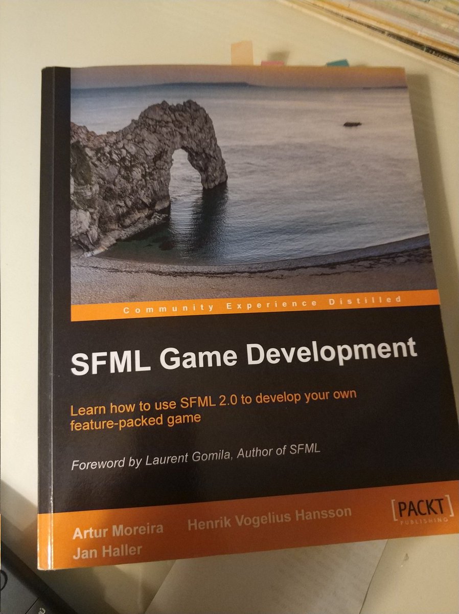 Reading this again after four years, but now I read quickly as I know all the concepts.

 I want to start again doing a little game from scratch with #SFML and applying the concepts I couldn't when I was working on it in the past, due to a bad situation in my life.