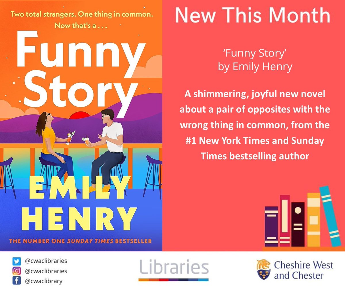 New This Month - April 2024 'Funny Story' by Emily Henry Daphne always loved the way Peter told their story That is until it became the prologue to his actual love story with his childhood bestie, Petra 'One of my favourite authors' - Colleen Hoover cwac.co/oF6Z5
