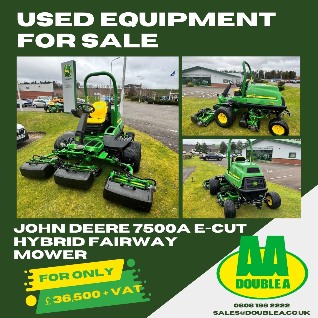 🚨LATEST USED EQUIPMENT LISTING🚨 Head over to our Used Equipment web page to check out this John Deere 7500A E-Cut Hybrid Fairway Mower along with many more of our latest listings! ⛳️ ONLY £36,500 + VAT! - 11 Blade Cylinders - Rear Roller Power Brushes - Collection Boxes -…