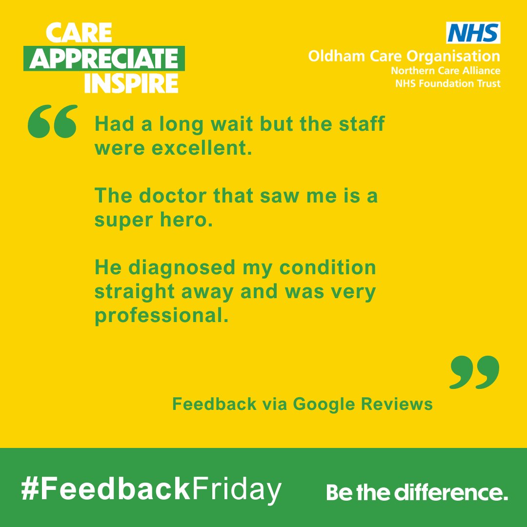 🦸 We are so fortunate to have everyday heroes in our #NCAFamily. Thank you to our colleagues for your efforts in delivering this positive #PatientExperience. #FeedbackFriday
