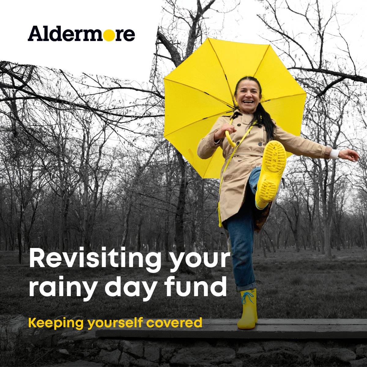 Getting sick of April Showers? Now might be a good time to check in with your rainy day savings and double check your budgeting is on track! #AldermoreForYou #BackingYou #UnderstandBanking