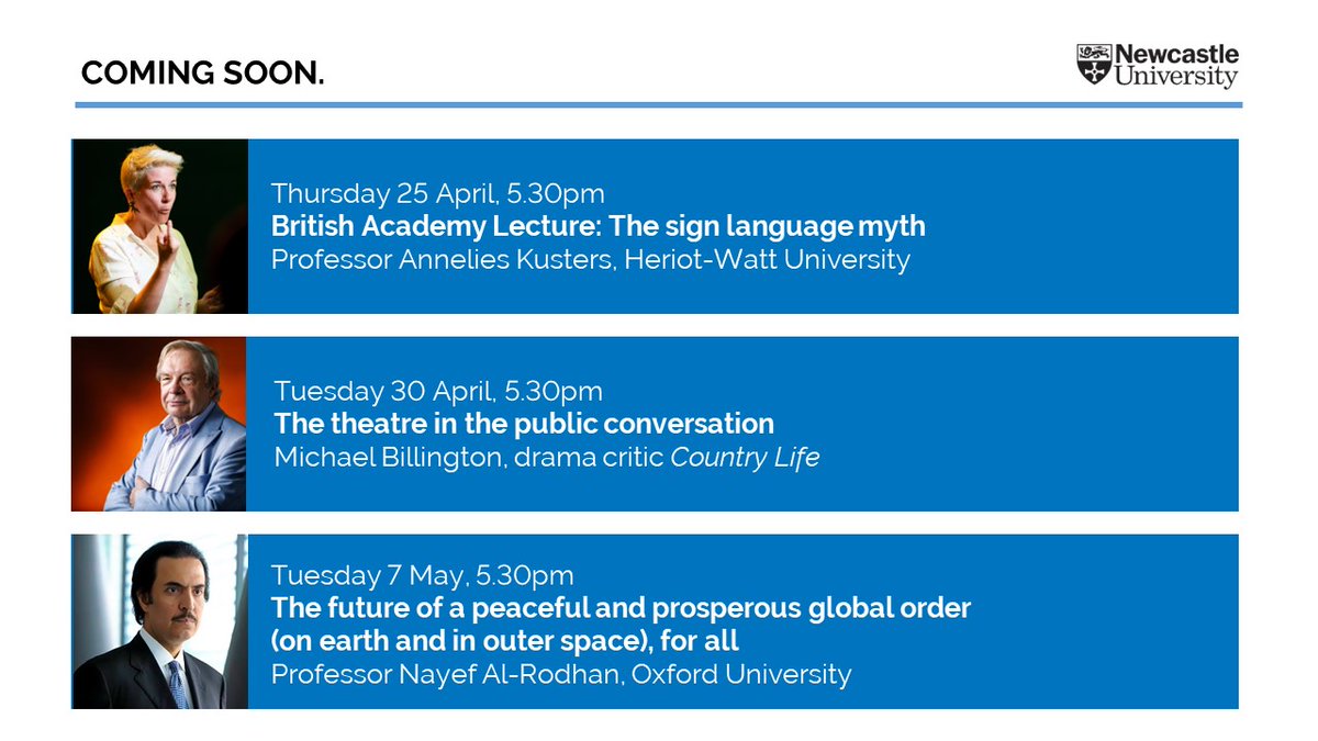 📅 Coming soon @UniofNewcastle 25 April - @AnneliesKusters 30 April - @billicritic 7 May - @SustainHistory 🎟️ Bookings open one week before each event