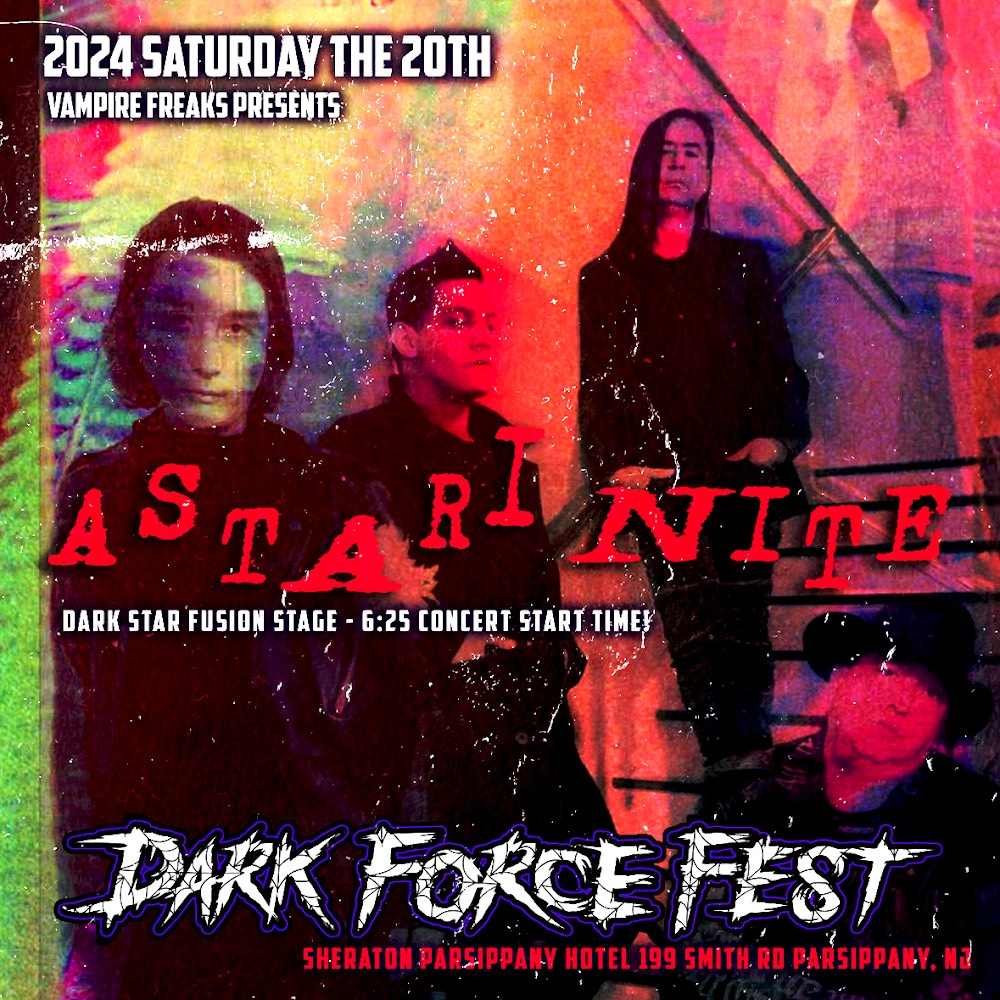 Closer, come closer! Dark Force Fest 2024 is a few nights away. ASTARI NITE begins early evening on Saturday at 6:25 PM on the Dark Star Fusion Stage. Love is all you need 🤍