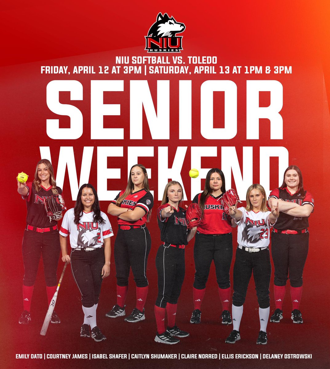 Celebrating our Seniors ❤️
Join us at Mary M. Bell Field today and tomorrow as we play a three-game series against Toledo!