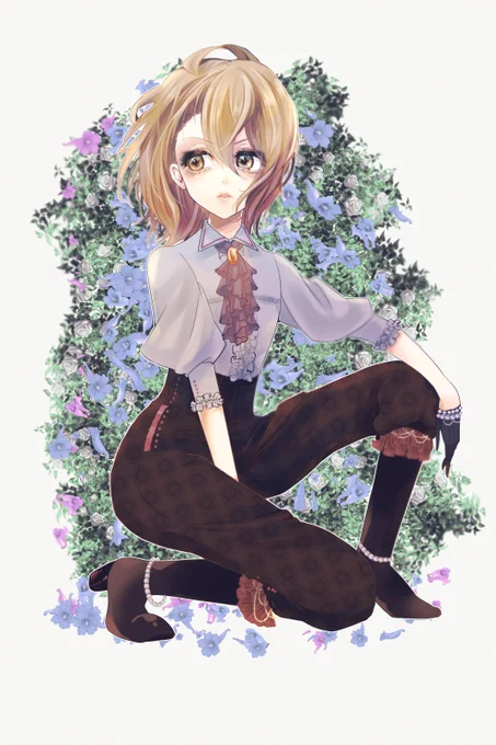 イバラヒラヒラした服は苦手。動きやすくてビビッドな服が好き。 