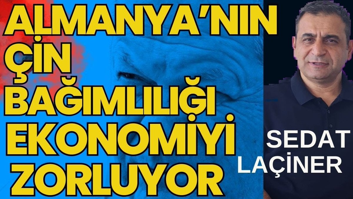 🔥 Almanya'nın Çin Bağımlılığı Ekonomiyi Zorluyor: Almanlar, ABD ile Çin Arasında Kaldı youtube.com/watch?v=qtBFtE… @sedatlaciner