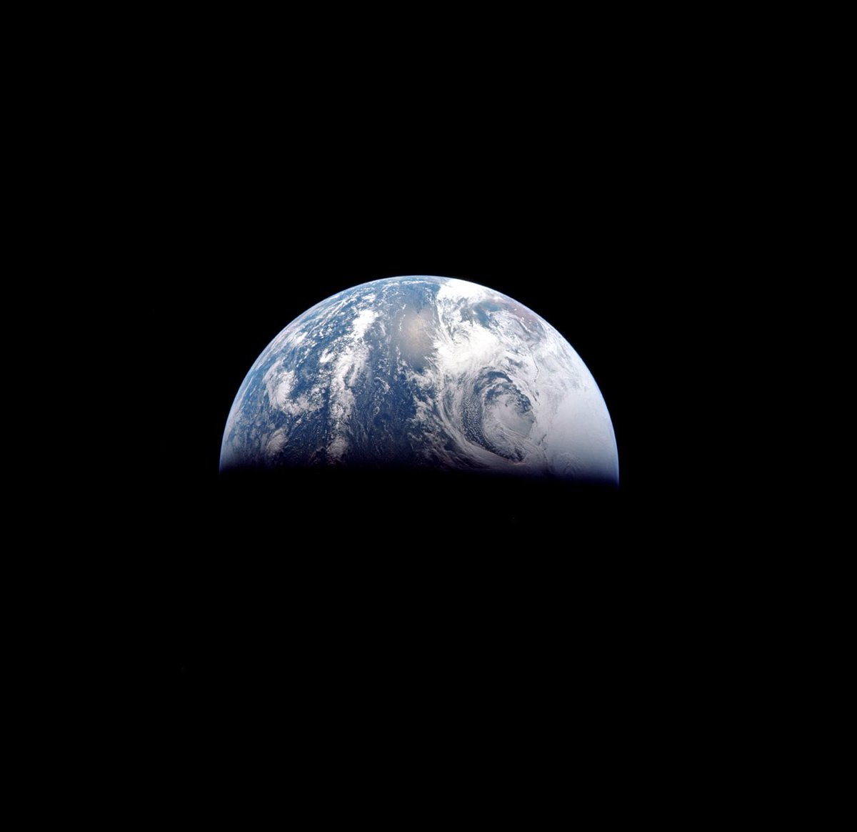 On this day 1970 - Apollo 13 Translunar Coast. The view of an ever shrinking Earth from the window. Little did the crew realise what would happen the next day…