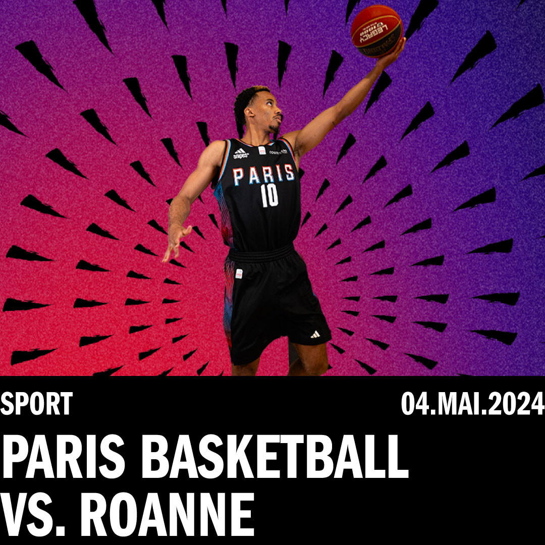 Dernier match de la saison régulière à l'adidas arena ! ⚡️ Rdv le 04 mai pour voir le Paris Basketball face à Roanne lors de la 33ème Journée de Betclic Elite ! 💪🏼 🎫 La prévente est ouverte : bit.ly/PBBvsRoanne_aa