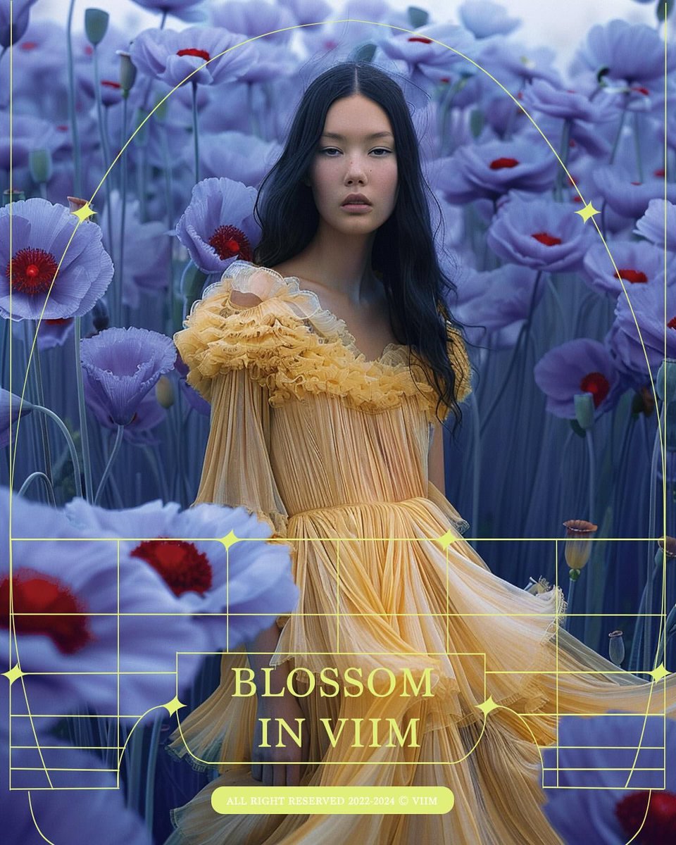 viim_ai's tweet photo. Blossom your imagination in VIIM 🌸🌸
Just try and show me your beautiful imagination 🤩
.
.
All right reserved 2022-2024 ⓒ VIIM
#viim #ai #fashion #aifashion #digitalart #digitalfashion #fashiondesign #create #imagine #trend #trendstyle #spring #springstyling #blossom https://t.co/qot2gBEf4o