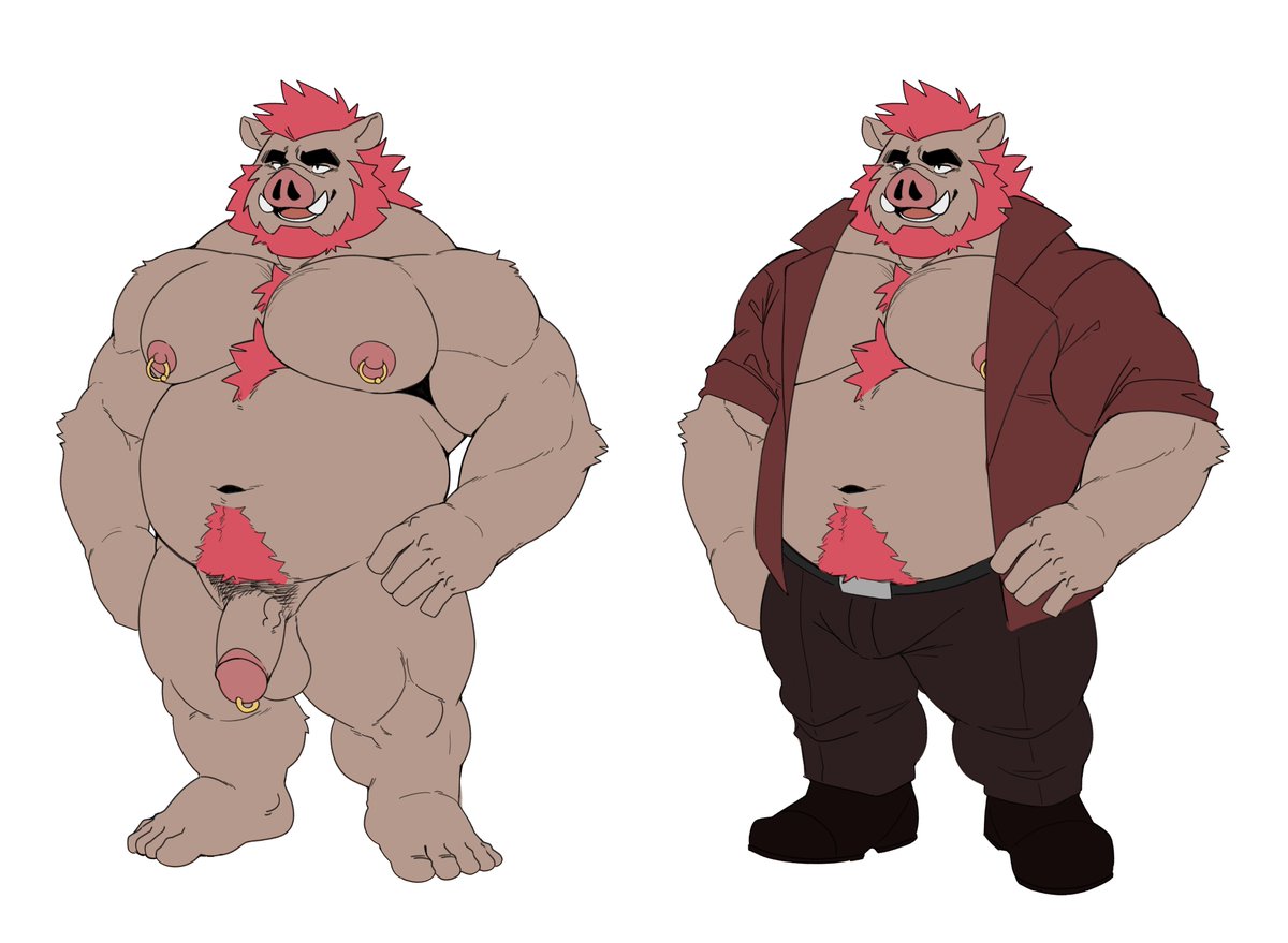 New daddy, his name is Keil 🐗🐗🔴🔴