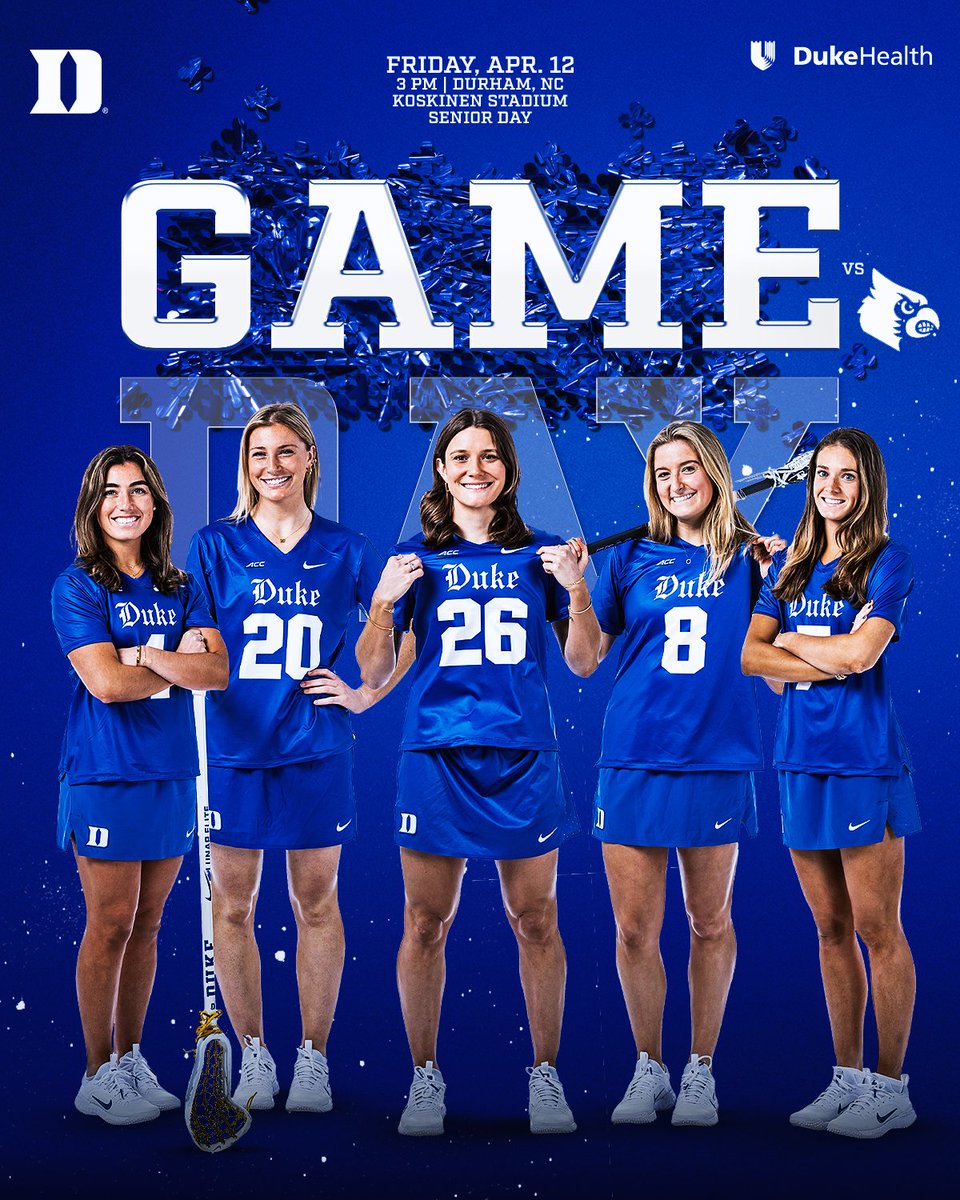 For our seniors 💙 Tickets: goduke.us/4aIct3c Watch: goduke.us/4cXtUhZ Stats: goduke.us/3JgIUde #GoDuke