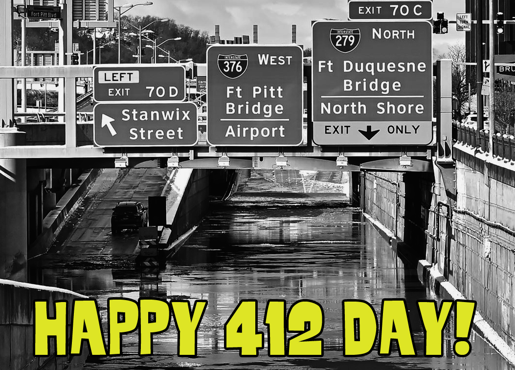 Get out your black and gold water wings... It's 412 Day! 🖤💛🤿💦4️⃣1️⃣2️⃣