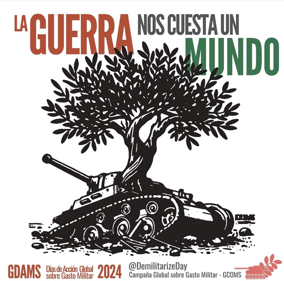 #Desarme | Lee la declaración “Desarme ahora para salvar a las personas y al planeta” completa 👇 demilitarize.org 

• Instamos a los gobiernos a reducir el gasto militar y, en su lugar, abordar los desafíos globales urgentes que requieren todos los recursos disponibles.
