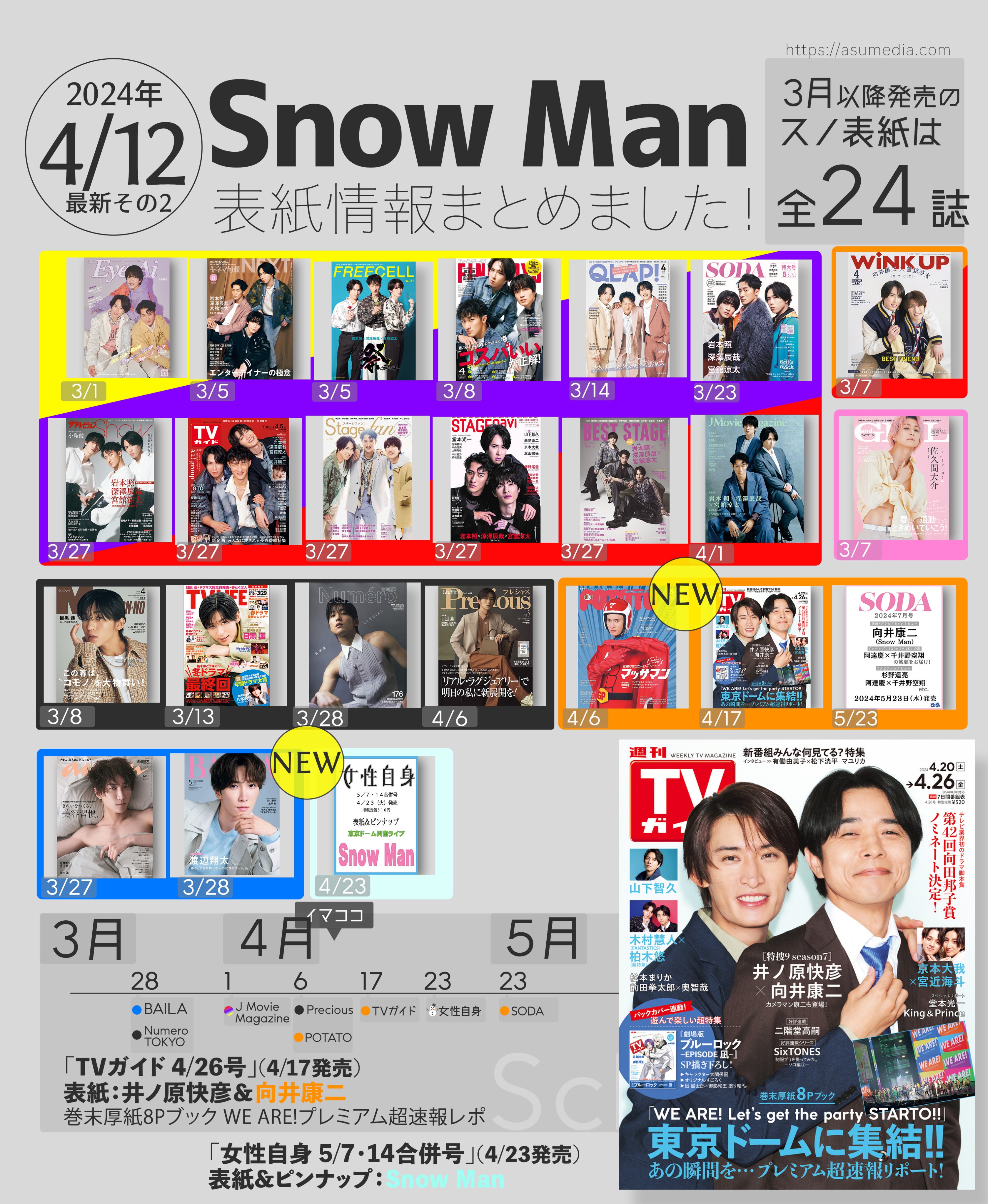 スノ情報まとめ⛄Snow Media｜Snow Man最新情報をお届け