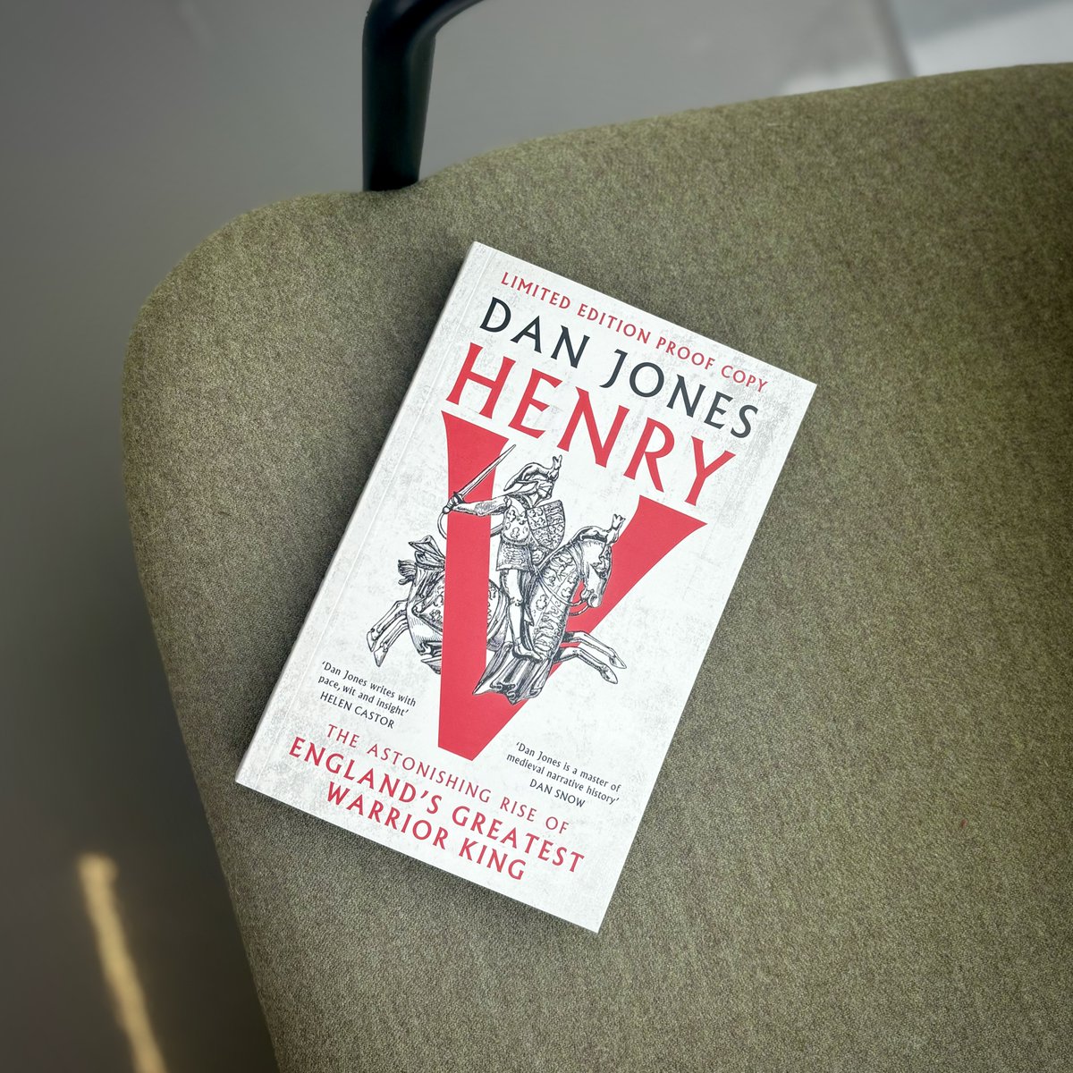 We've had some very exciting book mail this week... Proof copies of #HenryV by @dgjones are here! Coming September 2024 📚