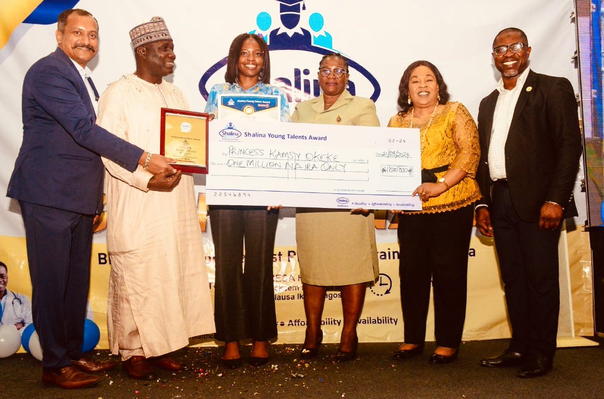 Congratulations to 500 level student of the Faculty of Pharmacy, #UnilagNigeria (UNILAG), Princess Kamsy Okeke who has emerged the Best Pharmacy Brain in Nigeria 🎊🎊 Princess Okeke was announced winner at the grand finale of the Shalina Young Talents Award (SYTA) Season 5...