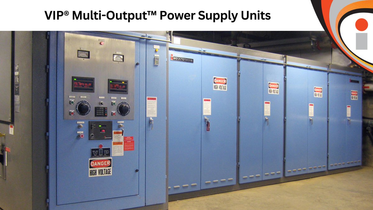 Power two or more furnaces simultaneously for greater production with VIP® Multi-Output™ Power Supplies. These units offer great metal quality and superior operational flexibility with lower operating costs. inductotherm.com/products/vip-m… #powersupply #induction #superior