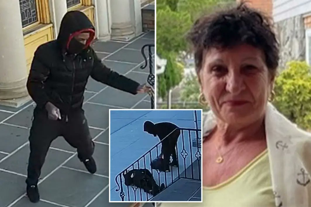 @CollinRugg 16-year-old mugger arrested for shoving parishioner, 68, down steps of Queens church while she is in critical condition Surveillance video of the crime shows a young man pushing the victim, identified by family as Irene Tahliambouris, down the steps.