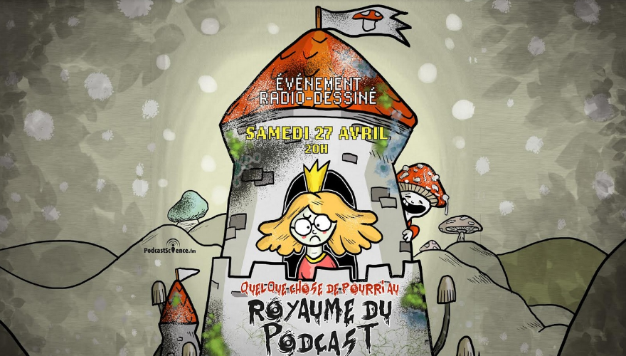 podcastscience's tweet photo. La Radio-Dessinée du 27 Avril se déroulera au Playin Paris Rivoli. 🎲🎙️ Réservez librement par ici (peut-être qu'on se fera un petit jeu ?) : https://t.co/0EXTMWxlLM (Avec la magnifique affiche de @xapuyo 🥰) https://t.co/OEMcSeCaup