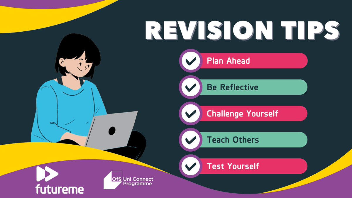 We know revision can be daunting at times, but our revision tips can help you feel well prepared. Stay tuned to learn about more revision tips and resources we will be sharing this week. In the meantime, read more on the tips shared on our website outreachnortheast.ac.uk/blog/top-10-re…