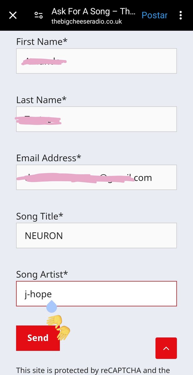 🚨 ATENÇÃO 🚨 Realmente se importam em ajudar o Hobi? Então gaste 2min aqui por favor 📻 Request on UK Radio 🇬🇧 🔗thebigcheeseradio.co.uk/ask-for-a-song/ ➡️ Name: [seu nome] ➡️ Last Name: [sobrenome] ➡️ Email: [seu email] ➡️ Song: NEURON lock/unlock ➡️ Artist: j-hope ➡️…