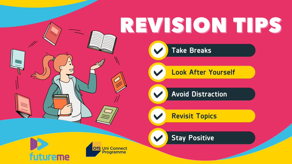 Revision is a crucial part of the learning process, allowing you to reinforce your understanding and be prepared for your exams. It is important to maintain a good balance between taking care of yourself and being confident with the syllabus. Read more: outreachnortheast.ac.uk/blog/top-10-re…