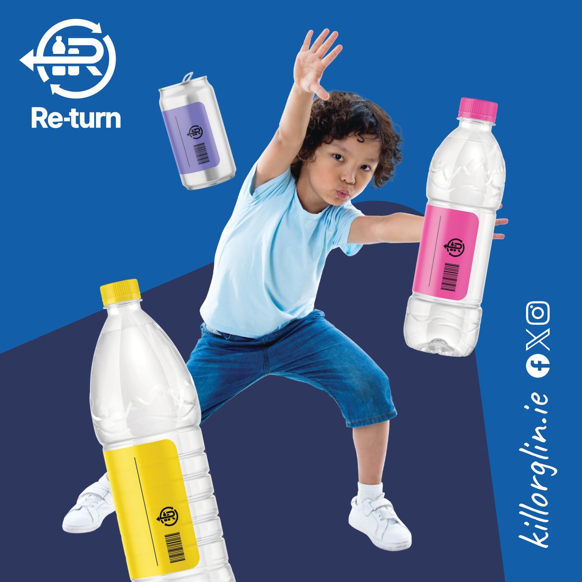 #IrelandsDepositReturnScheme is in operation. All eligible drink containers displaying the Re-turn logo can be returned to participating retailers. 

Consumer Guide ➜ re-turn.ie/consumer/#Cons…

#Killorglin #LivePlayThriveHere #BringItBack #ReturnRefundRecycle @returnireland