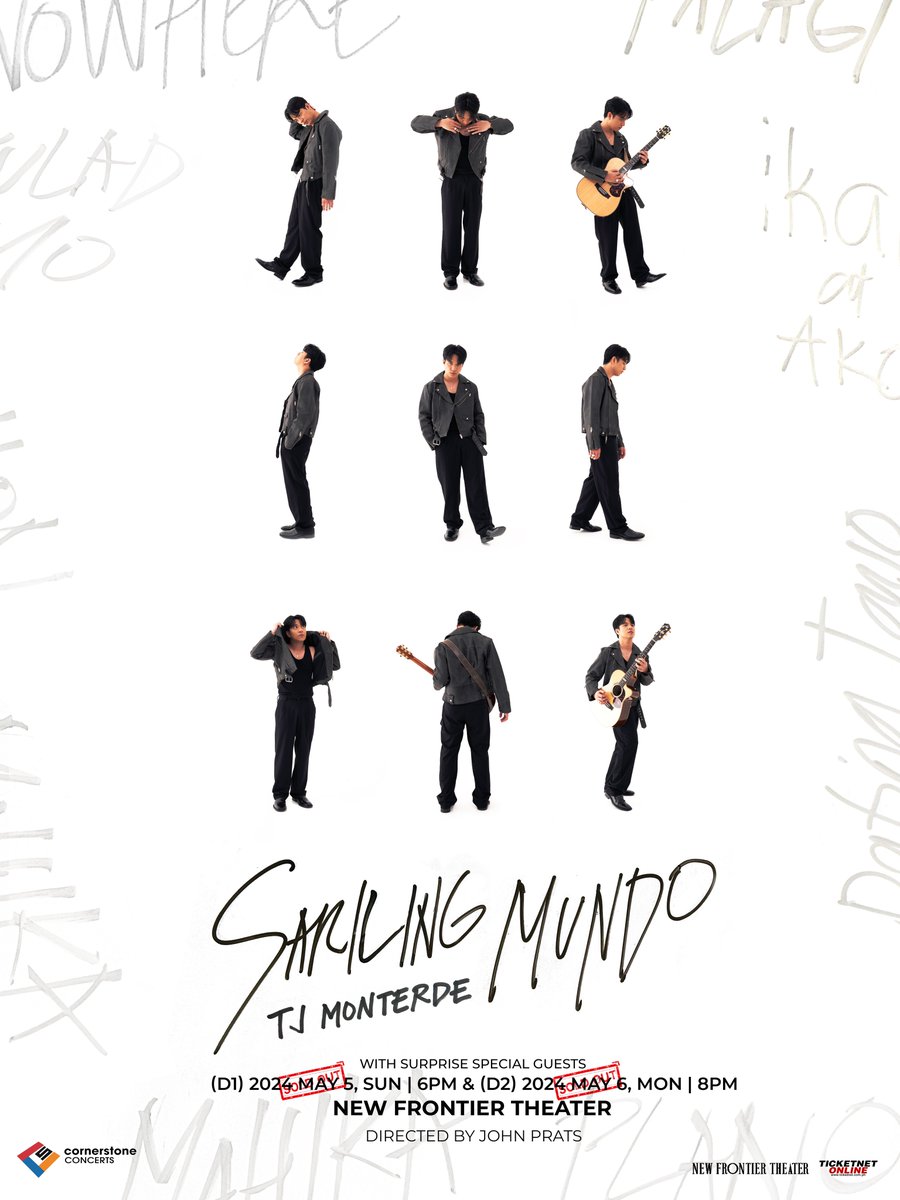 Pick your TJ. [Poster 2] a few more weeks to go ‘til “Sariling Mundo”! any song requests? sino hula niyong special guest? 🤔