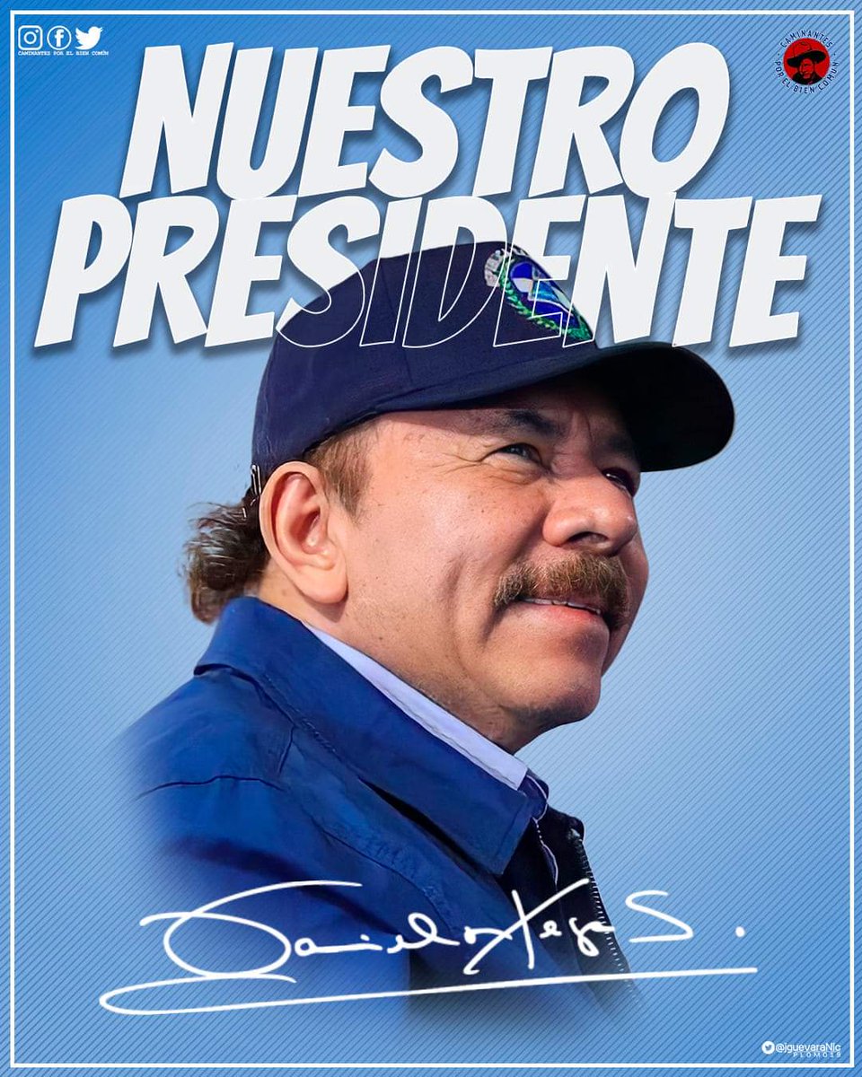 Nicaragua, experimentamos patriotico orgullo y bendicion de tener al Presidente Comandante Daniel Ortega Saavedra destacado por su pragmatismo y excelente estratega desarrollando la nacion en Paz, seguridad y desarrollo economico #4519LaPatriaLaRevolucion #Plomo19 @mijamart88