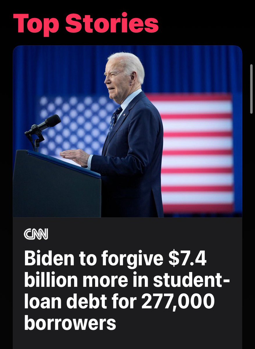 .@POTUS: “From day one of my Administration, I promised to fight to ensure higher education is a ticket to the middle class, not a barrier to opportunity. I will NEVER stop working to cancel student debt – no matter how many times Republican elected officials try to stop us.”