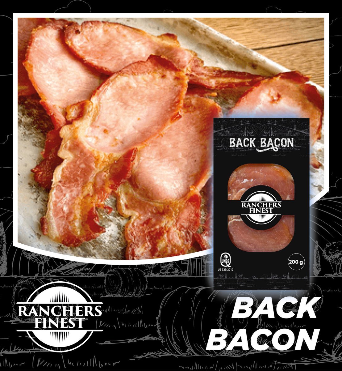 ranchersfinest's tweet image. "Indulge in the sizzle of perfection with our premium back bacon! 🥓🥓Made from the finest cuts, our bacon promises a mouthwatering experience with every bite. Start your weekend right with the irresistible aroma and savory taste of our back bacon. 

#backbacon
#ranchersfinest
