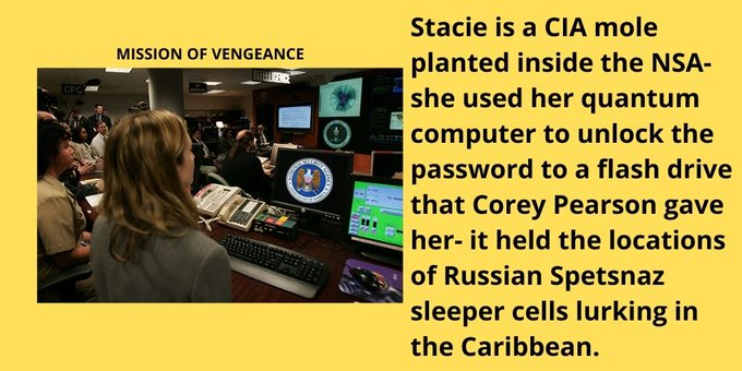 In the MISSION OF VENGEANCE spy thriller, Stacie applied quantum computing inside the NSA to hunt down homeland security threats: amazon.com/Mission-Vengea…… #QuantumComputing #thrillers #Kindle #spythriller