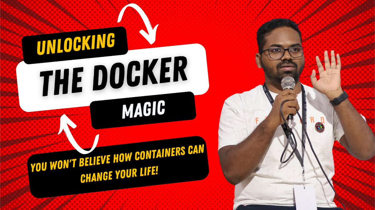 Level up your DevOps game! 🐳 Join me for 'Docker Demystified: Master Containers & DevOps in Just 3 Hours!' Live demos, hands-on guides, and expert tips included. 🚀 #Docker #DevOps #TechTutorial 
lu.ma/j9mkog3a