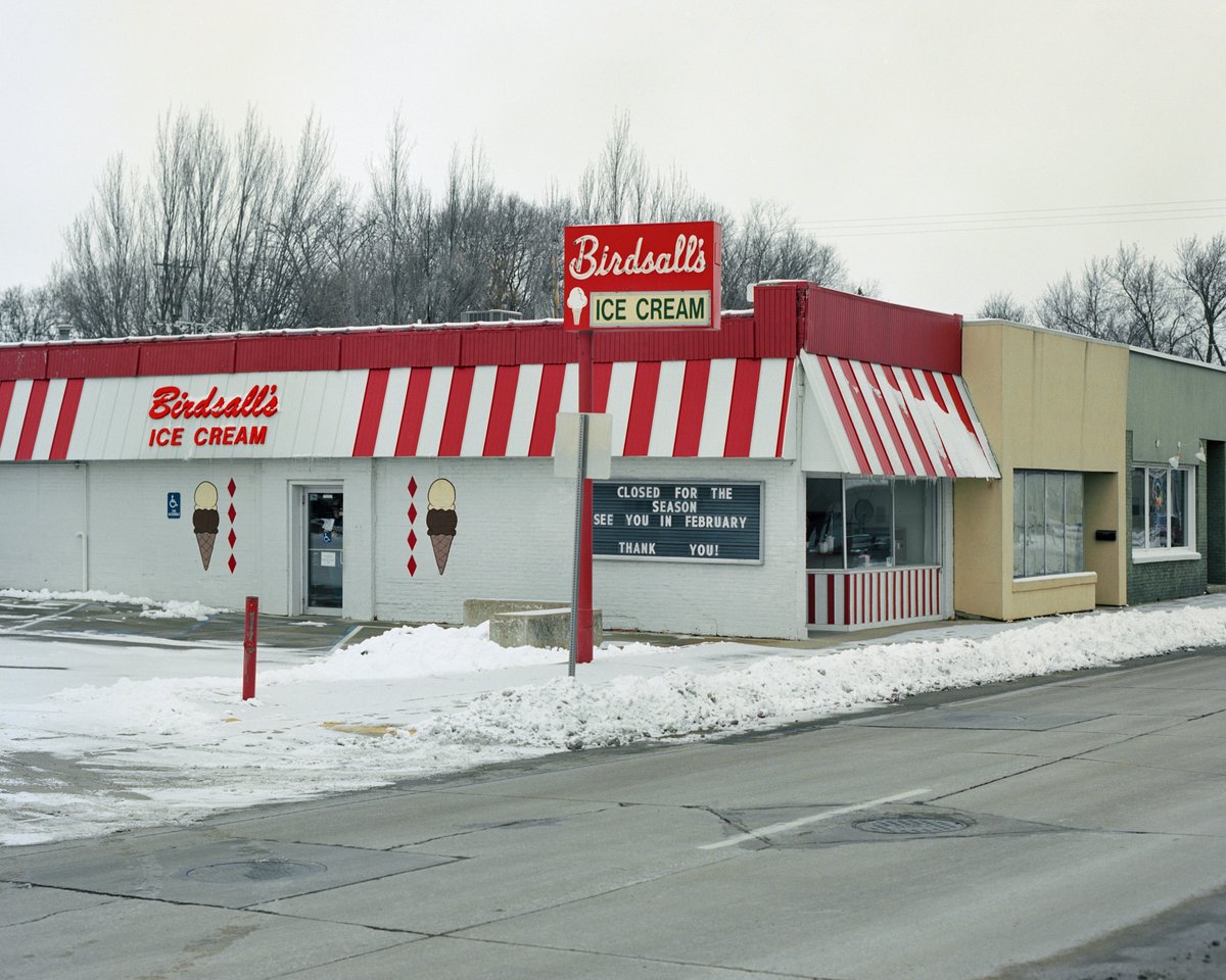 Birdsall's Ice Cream Co, Mason City, Iowa. 2024.
6x7🎞️🍦