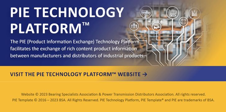 'The PIE (Product Information Exchange) Technology Platform'                               

Learn more - lnkd.in/greecvcA

#EcommerceSolutions #SupplyChain #ProductDataich #PowerTransmissionDistributorsAssociation #BluemeteorInc