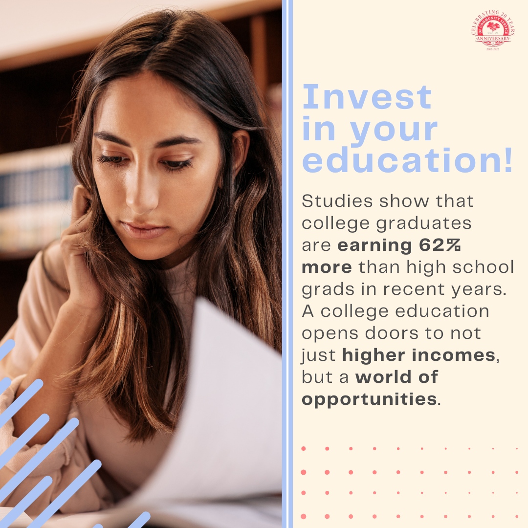 Studies show that college graduates earn 56% more than high school grads over their lifetime. Investing in your education opens doors to not just higher incomes, but a world of opportunities. #Share 4 Life programs are here to guide you every step of the way. Let's invest in y...