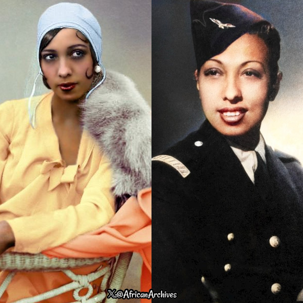 On this day in 1975, Singer, dancer and activist Josephine Baker passed away. Did you know she was also a spy in World War 2 for the French Air Force! She became the first Black woman laid to rest in France's Pantheon mausoleum, the storied tomb of heroes.