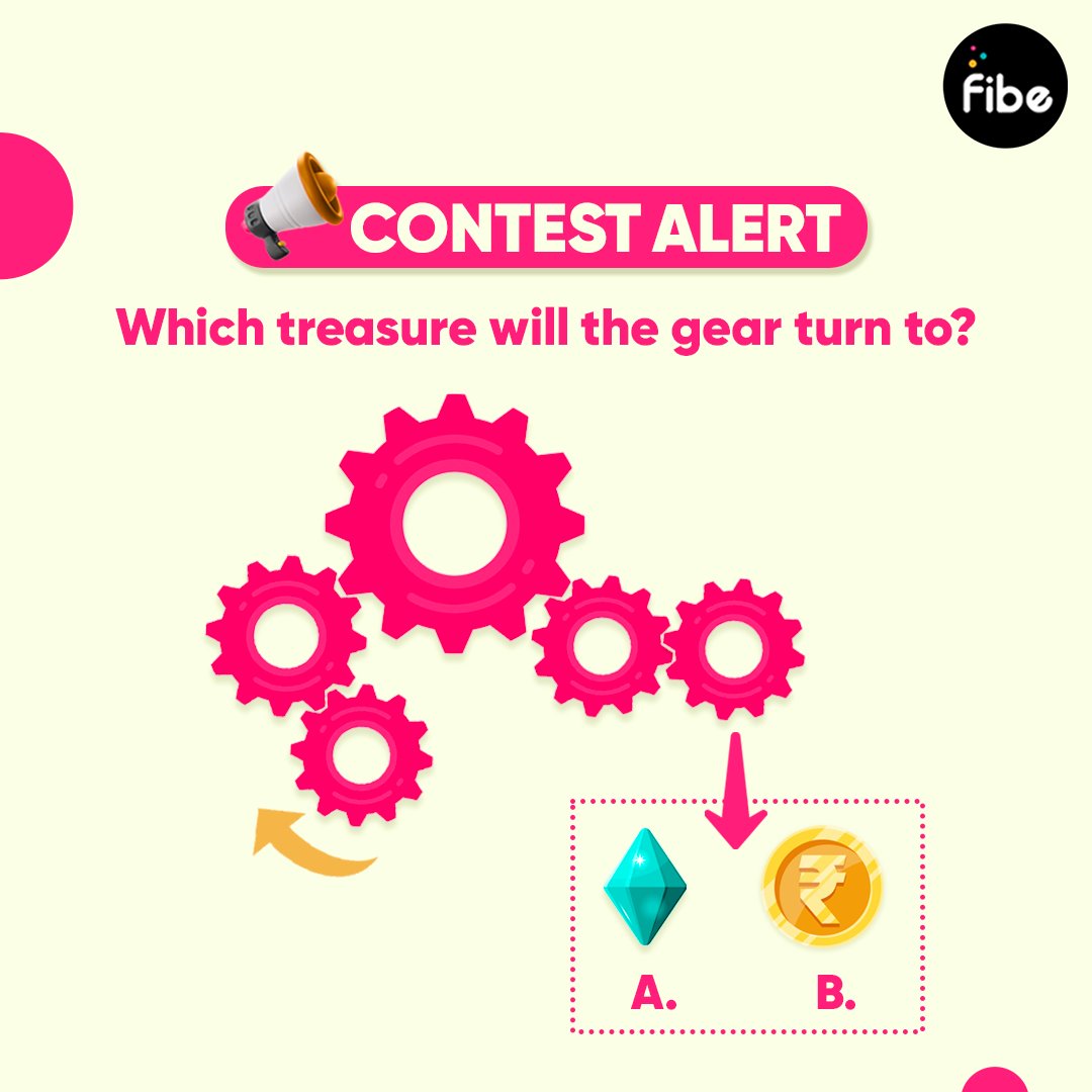 Do you know which treasure the arrow will point to? Comment below if you have the #PaiseWaliVIbe answer for a chance to win free vouchers! #Fibe #Contest #ContestAlert #LogicalReasoning