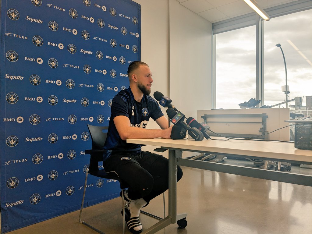 🔍 Jonathan Sirois avec les médias ce matin, il est question du match à domicile, de l'ambiance dans le vestiaires, de la communication avec ses défenseurs, et de sortir d'une séquence de résultats compliqués. #CFMTL @kanfootballclub ⏬ patreon.com/kanfootballclub