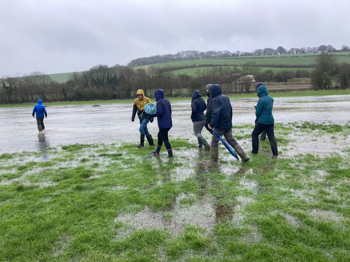 ARKennet's tweet photo. Our Project Manager Rupert recently led a cold but enthusiastic group visit to our River Og realignment project.
#meanders #chalkstream https://t.co/mBiefsDXhq