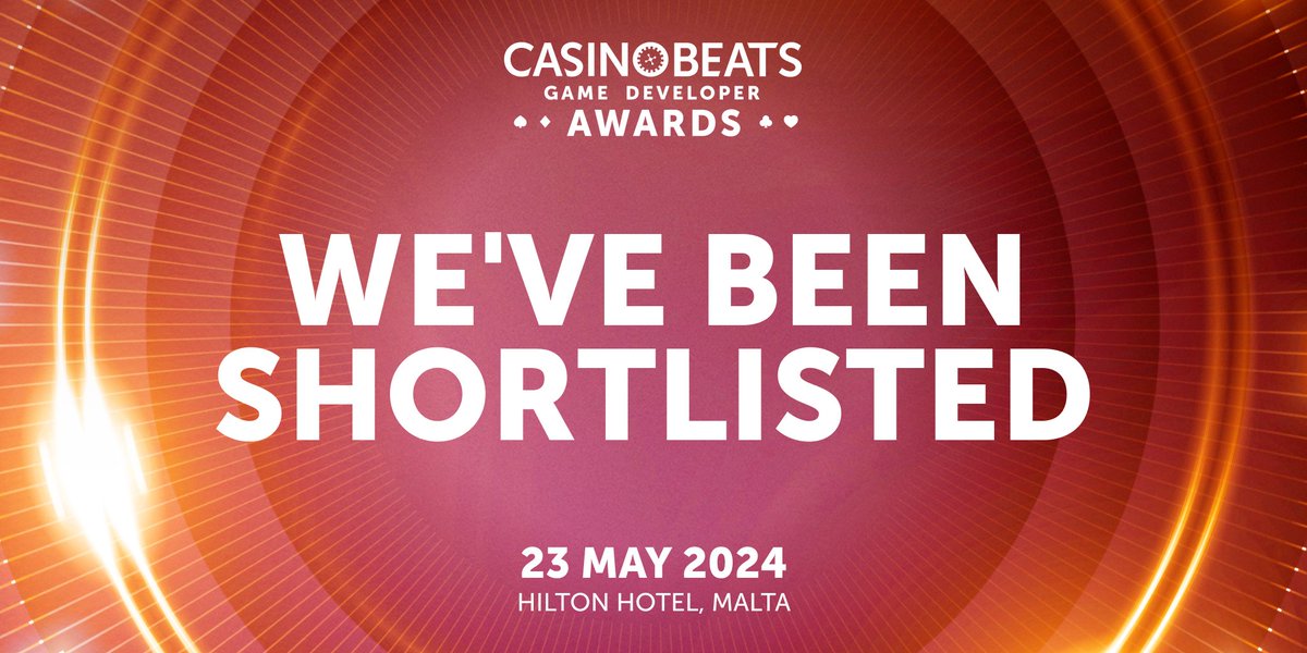 We are proud to announce that we have been nominated for the Best Game Design &amp; Art Direction award at the CasinoBeast Summit 2024 event! The award winner will be announced on May 23rd at the ceremony held in Malta. Wish us luck!