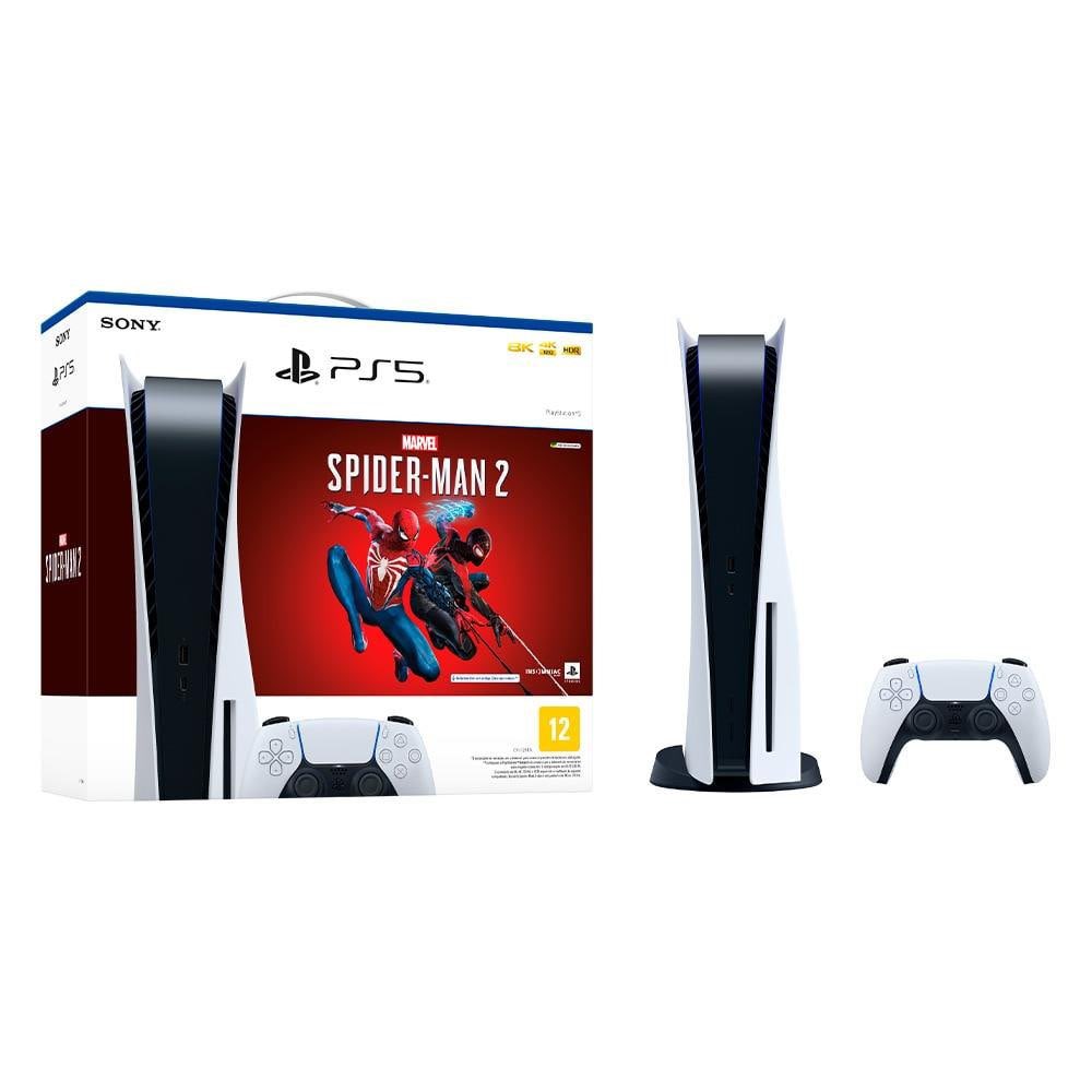 VEM COM O JOGO DO MIRANHA 🎮 Console PlayStation 5 com Leitor e Jogo Marvel's Spider-Man 2 💵 R$ 3.374,91 🎟️ Use o Cupom: PS5COMCUPOM 🔗 tidd.ly/3VWQfpT