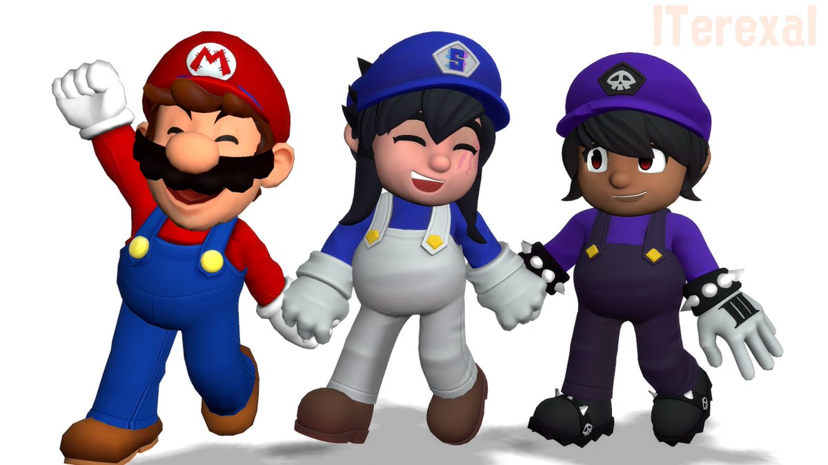 Sorry for not making any renders for the past few days!! have this mar34 render!! (yes i changed maryo..) #smg4 #smg3 #smg4mario #smg34 #mar4 #mar3 #mar34 #gmod