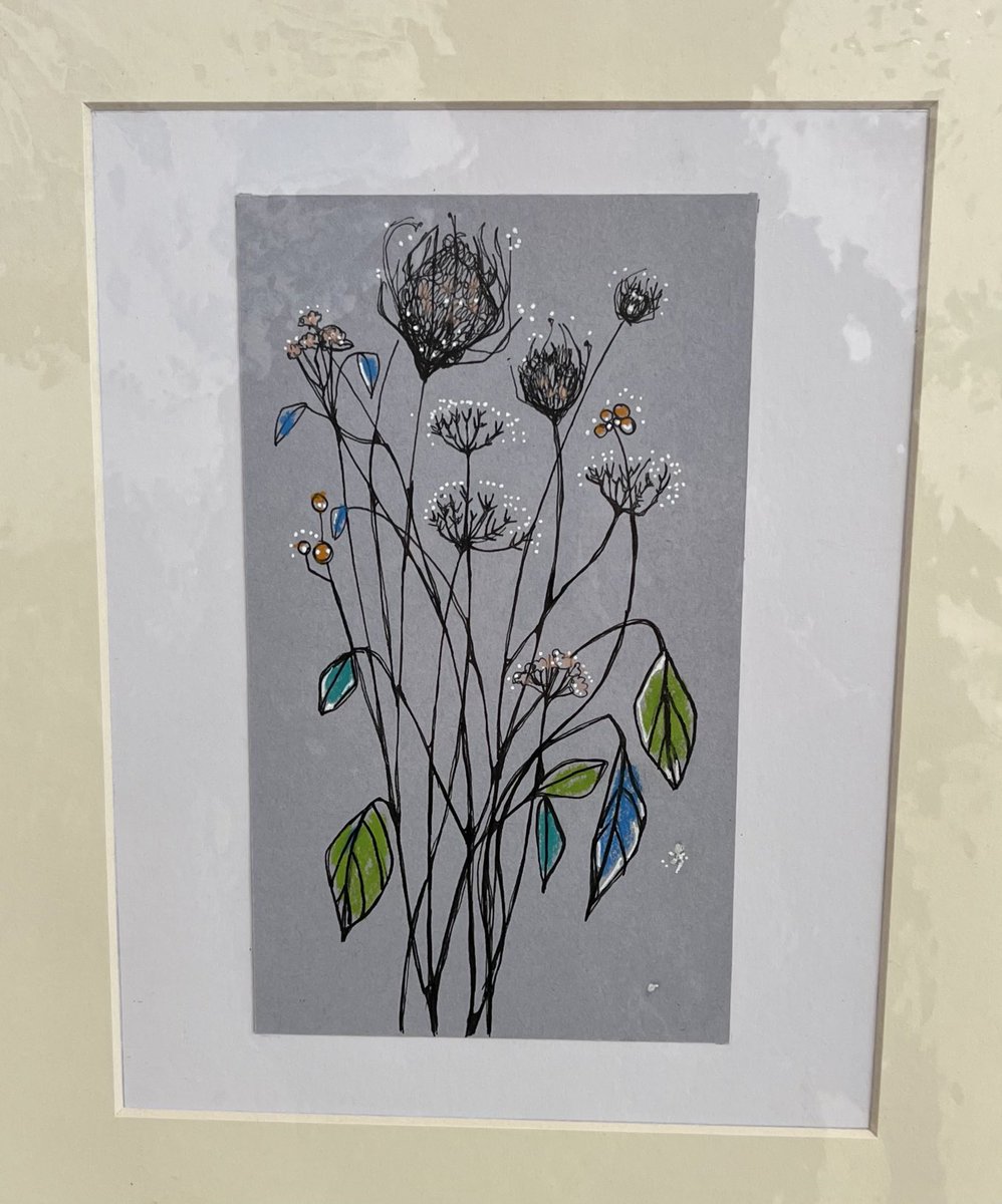 This week’s artist of the week ⁦@gallery57⁩ is Louise Soale. Louise is talented & versatile & is inspired by the nature on her doorstep. Using painting, drawing, collage, printmaking & embroidery Louise creates beautiful depictions of the landscape & it’s flora
