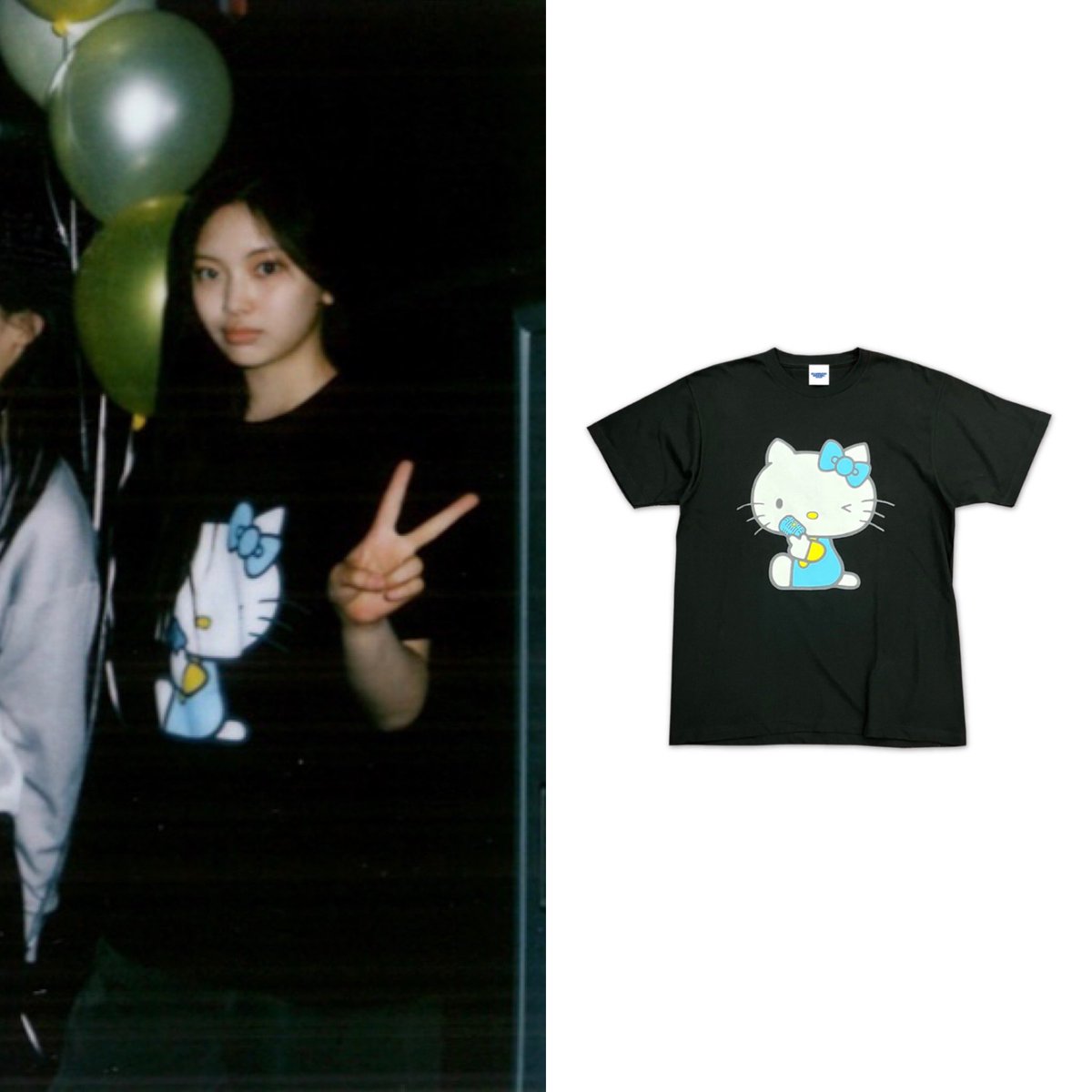 240411 Phoning Live Summer Sonic Hello Kitty Collaboration T-Shirt ¥5,000 #NewJeans #뉴진스 #Hyein #혜인
