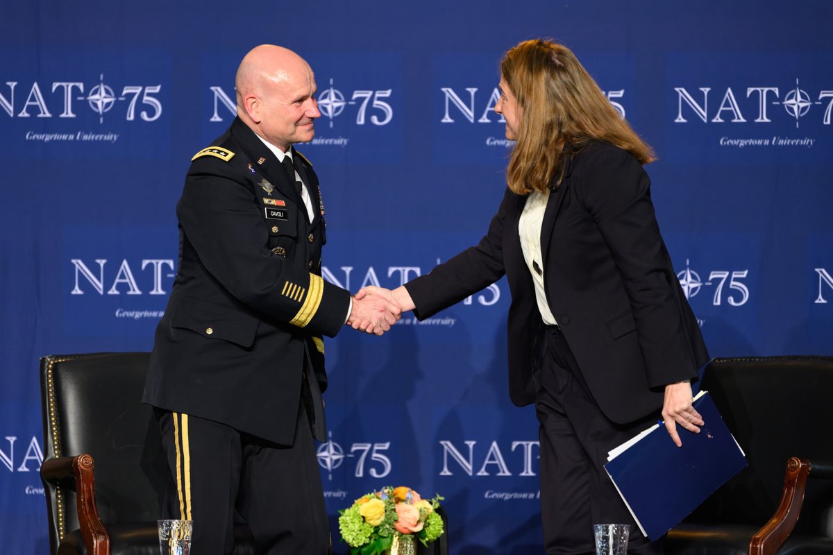General Christopher G. Cavoli, Supreme Allied Commander Europe (SACEUR), closed out the conference with a keynote address and fireside chat with SSP’s Director of International and Alumni Affairs Sara Bjerg Moller (SSP’06).