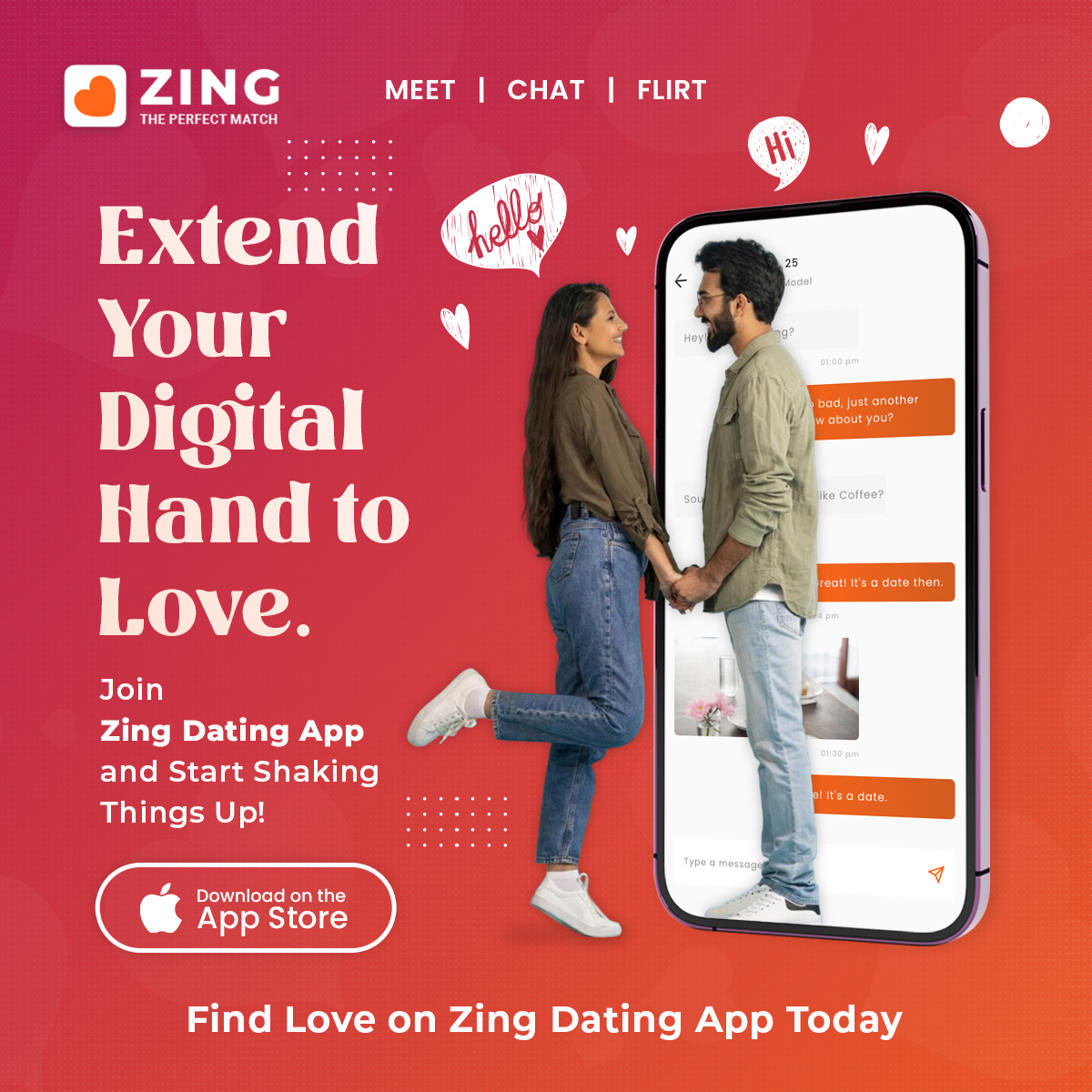 Zing_DatingApp's tweet photo. Ready to turn up the heat in your love life? 🔥 Let Zing dating app be your matchmaker! 💑

Join now and start your journey to finding that special someone who makes your soul sing! 💖 

Google Play: https://t.co/i2gWvWLe1c

#DatingApp #ZingDatingApp #ZingApp #ZingApplication https://t.co/jAJq2jNH13
